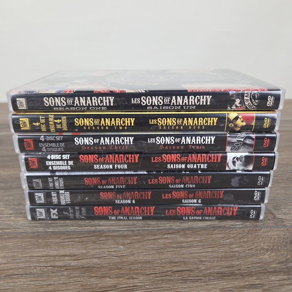 Sons of Anarchy Complete DVD TV Series Seasons 1-7 Tested Clean